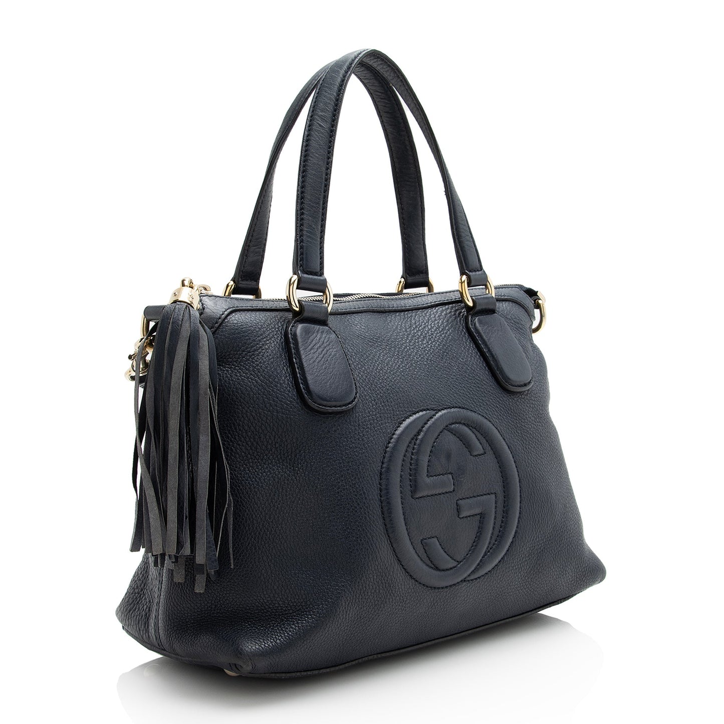 Gucci Grained Leather Soho Working Tote (SHF-22388)