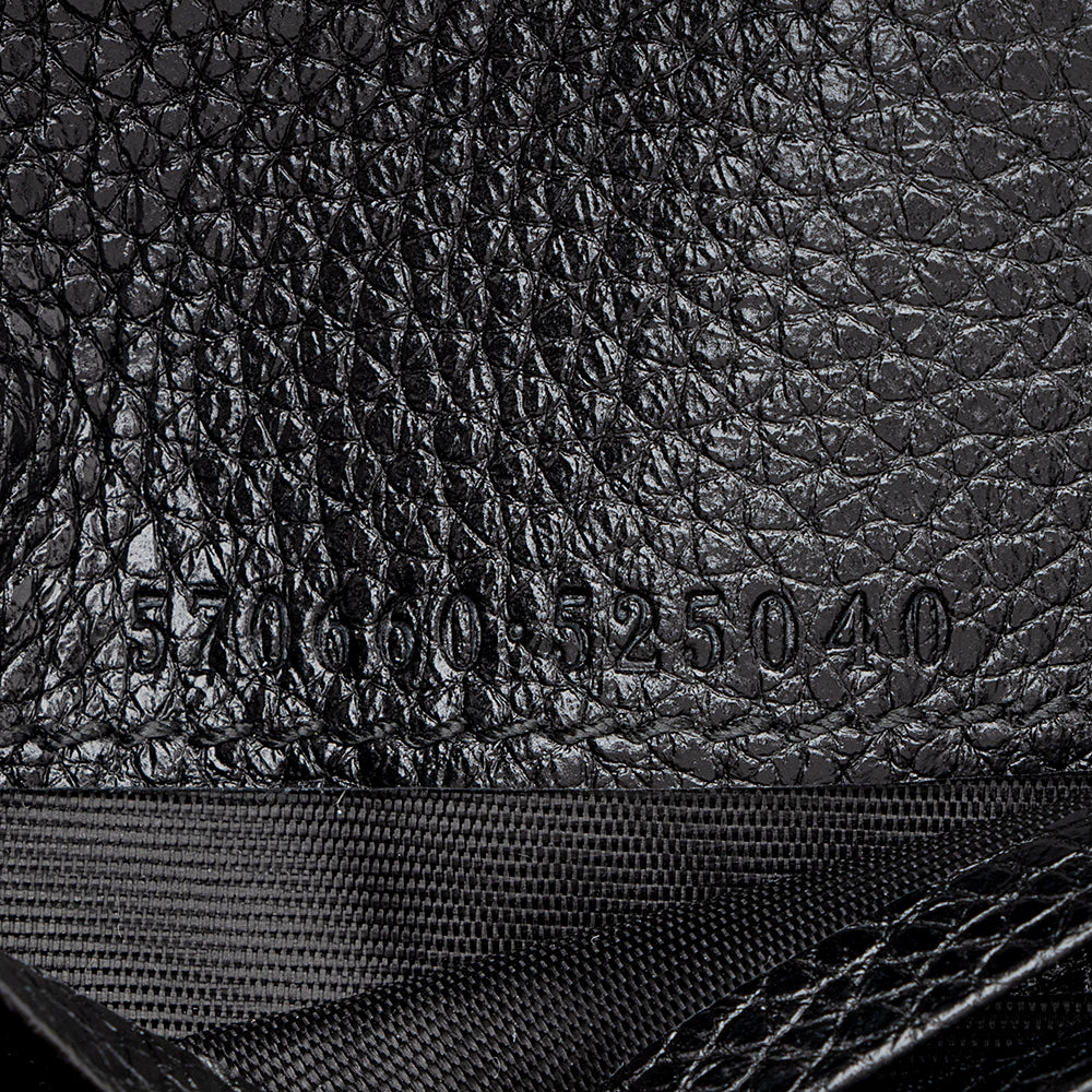 Gucci Grained Leather Zumi Card Case Chain Bag (SHF-19173)