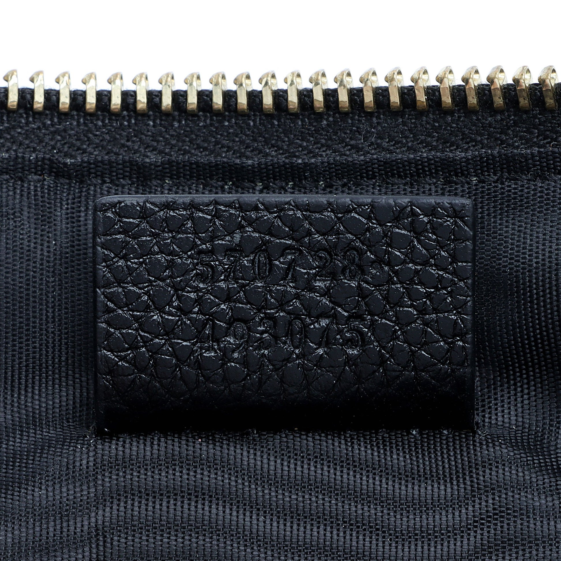 Gucci Nylon Pochette Leather Clutch