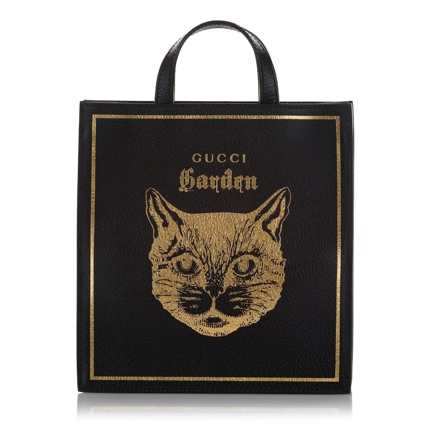 Gucci Gucci Garden Leather Tote (SHG-37328)