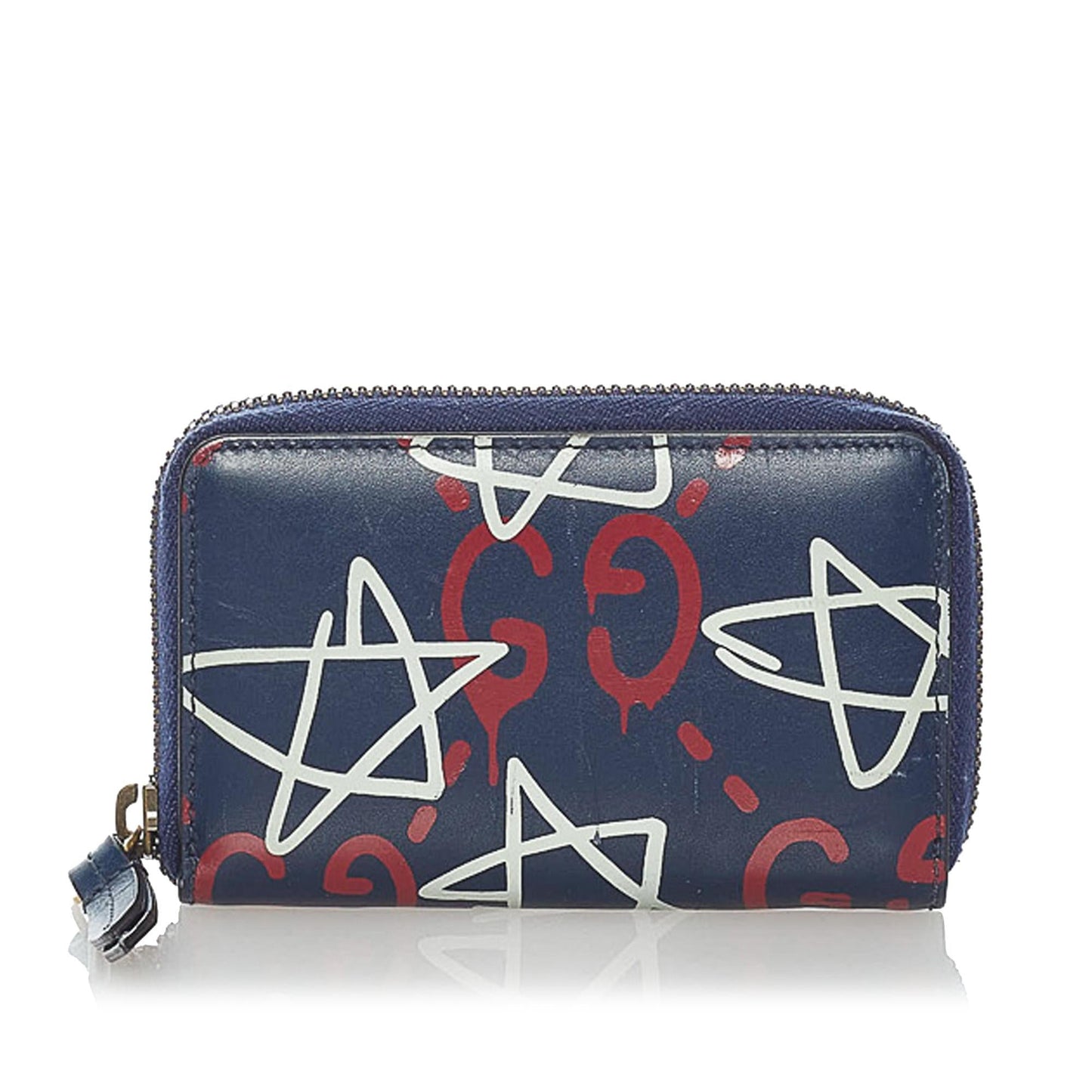 Gucci Gucci Ghost Leather Coin Pouch (SHG-31037)