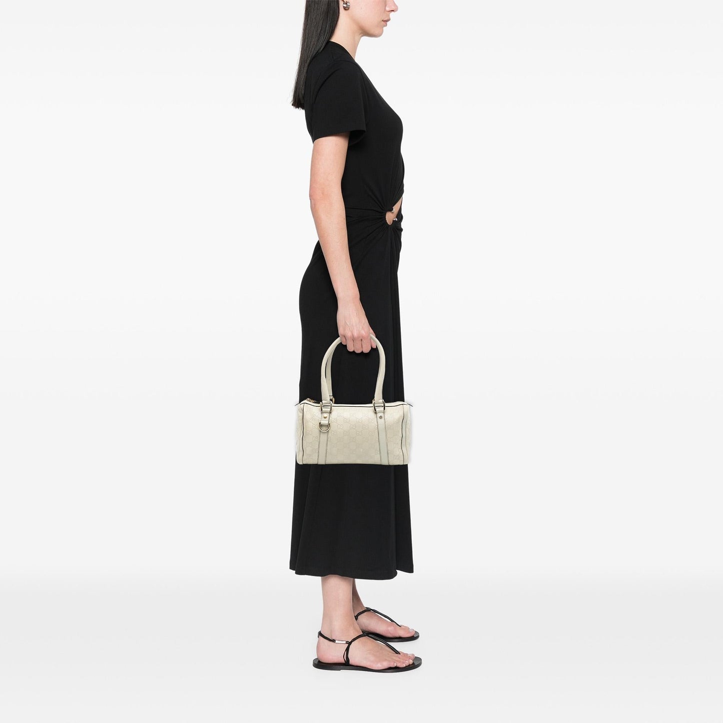 Gucci Guccissima Abbey D Ring Boston Bag