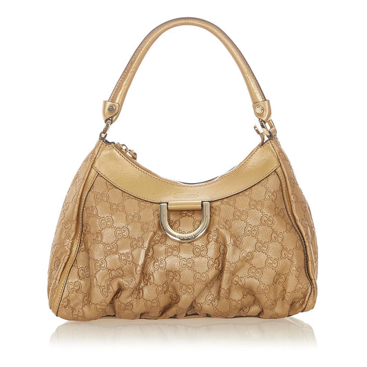 Gucci Guccissima Abbey D-Ring Shoulder Bag (SHG-31659)
