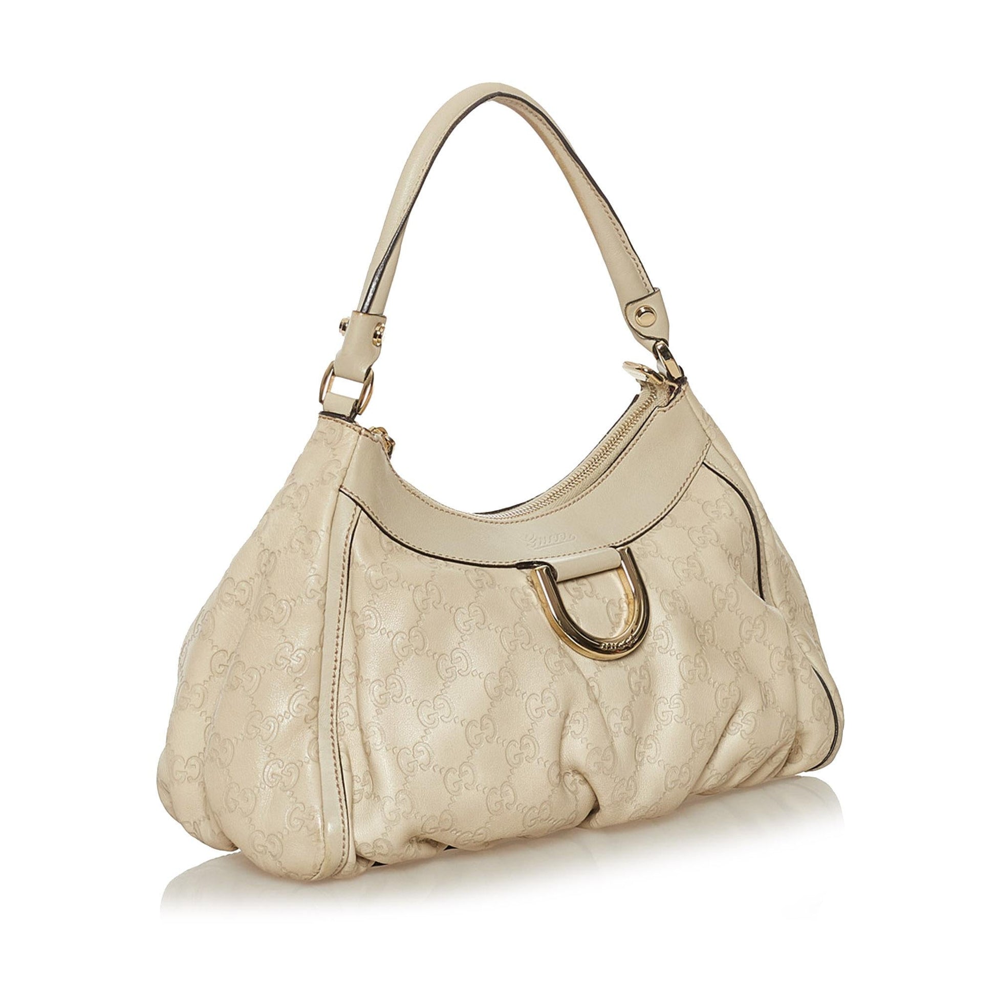 Gucci Guccissima Abbey D-Ring Shoulder Bag (SHG-34908)