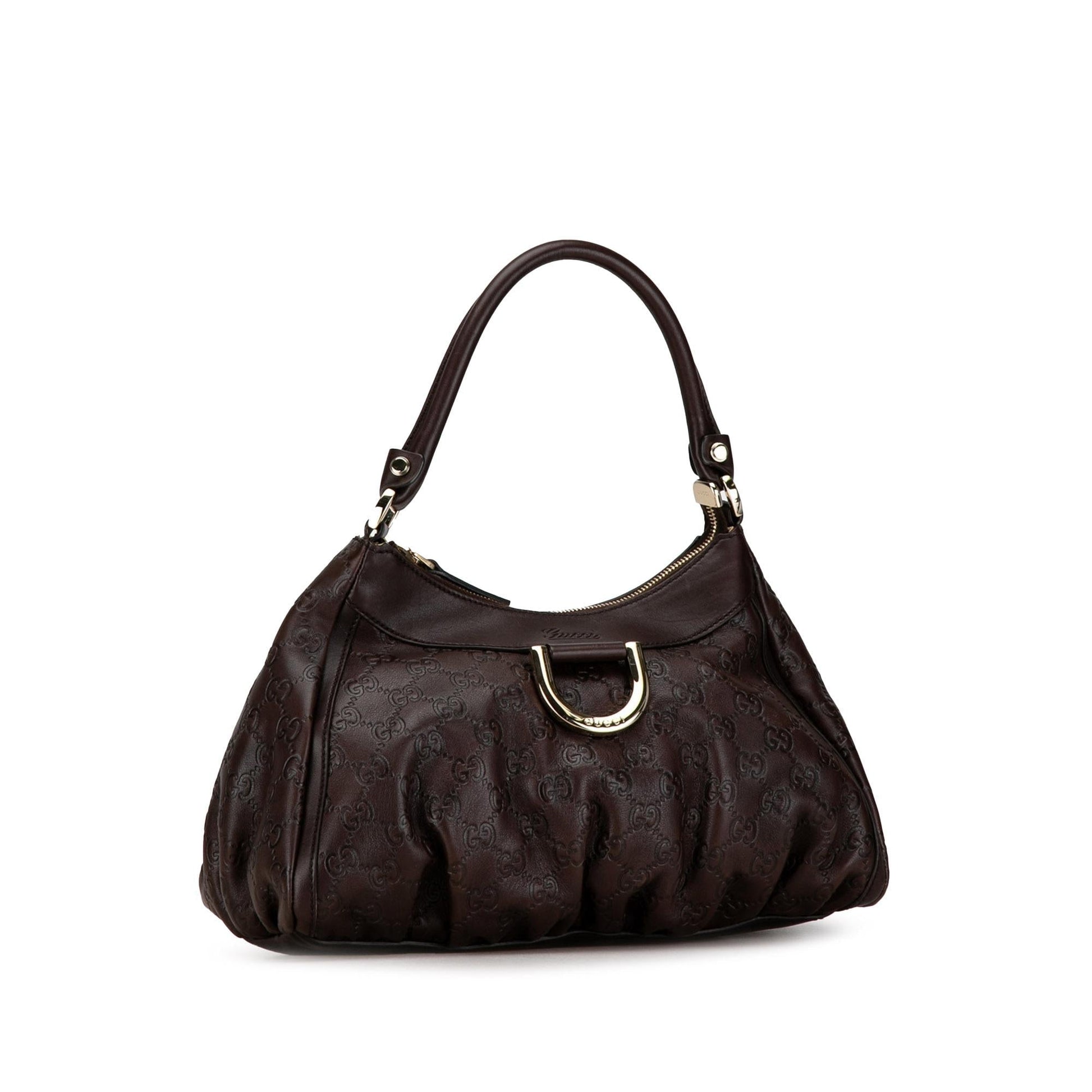 Gucci Guccissima Abbey D-Ring Shoulder Bag (SHG-2XYgSP)