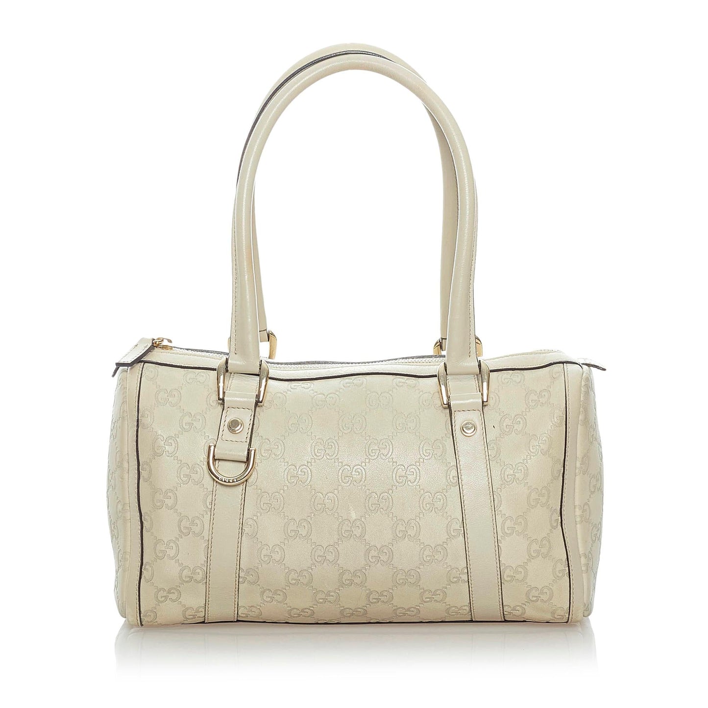 Gucci Guccissima Abbey Leather Boston Bag (SHG-37222)