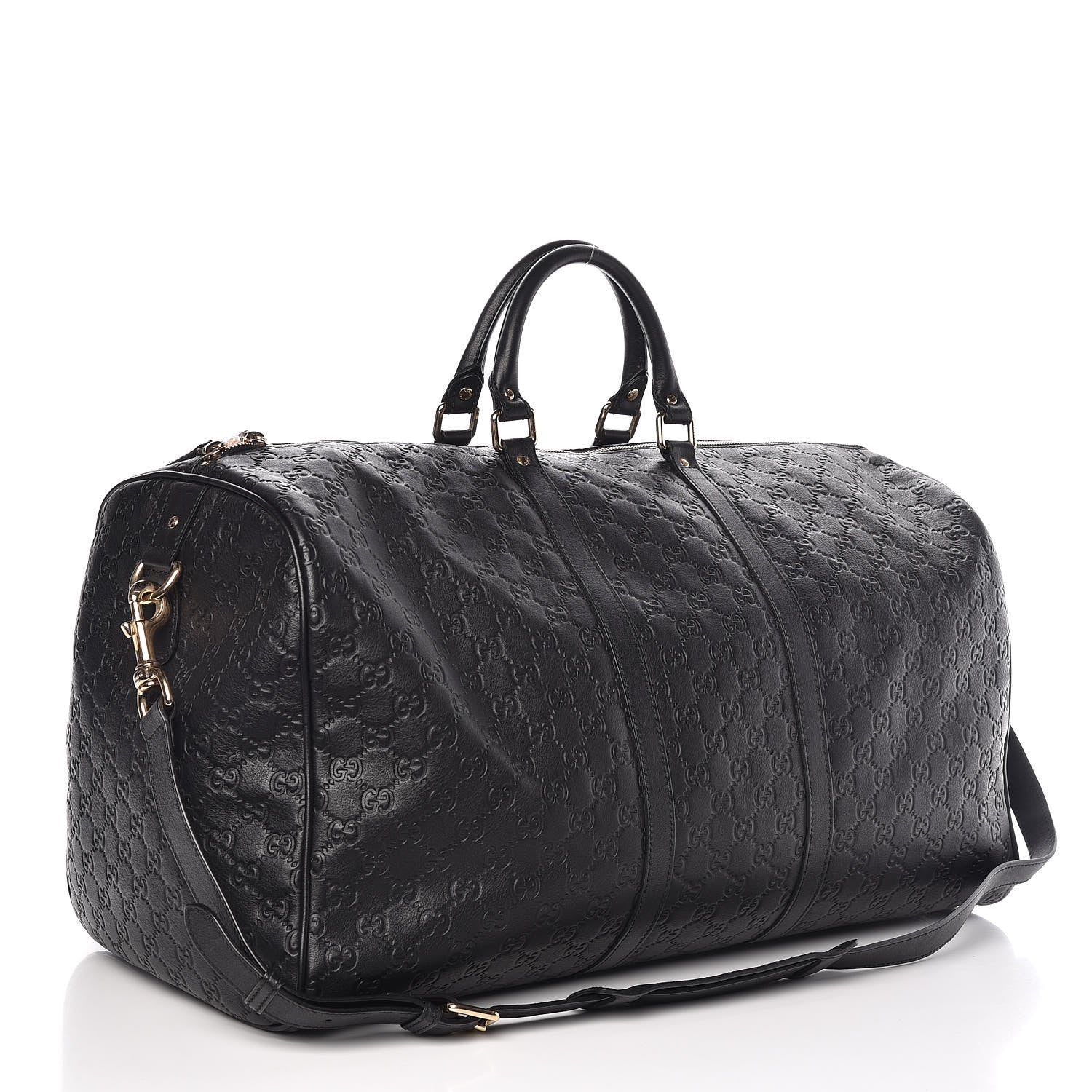 Gucci Caro Leather Top Handle Shoulder Bag