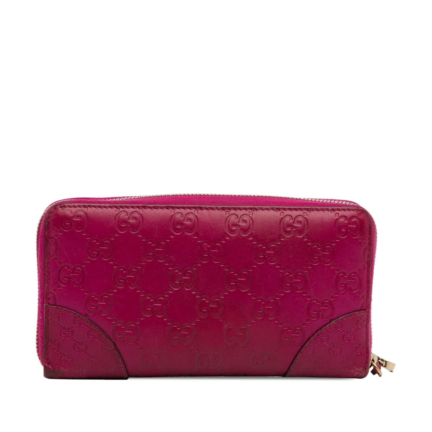 Gucci Guccissima Bree Zip Around Long Wallet (SHG-zoUKG1)