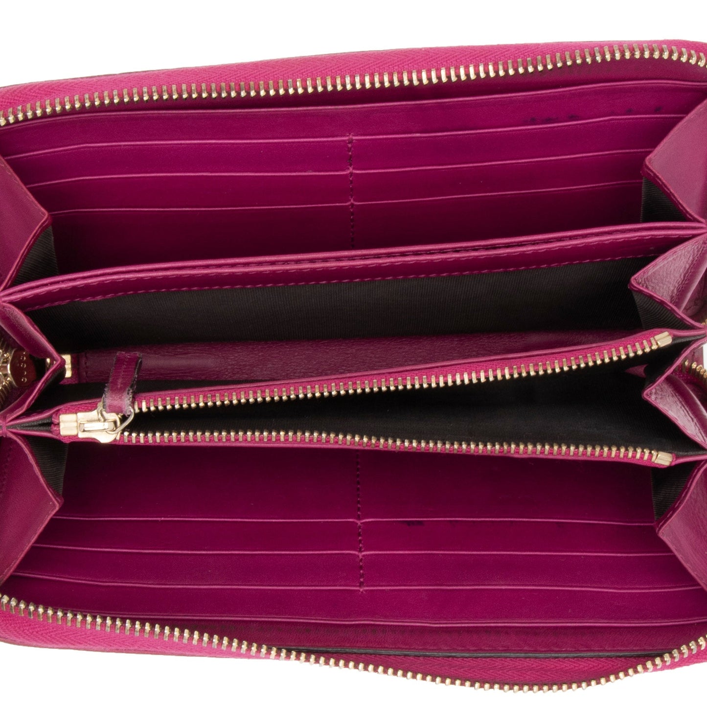 Gucci Guccissima Leather Bree Zip Around Wallet (SHF-s1cU37)