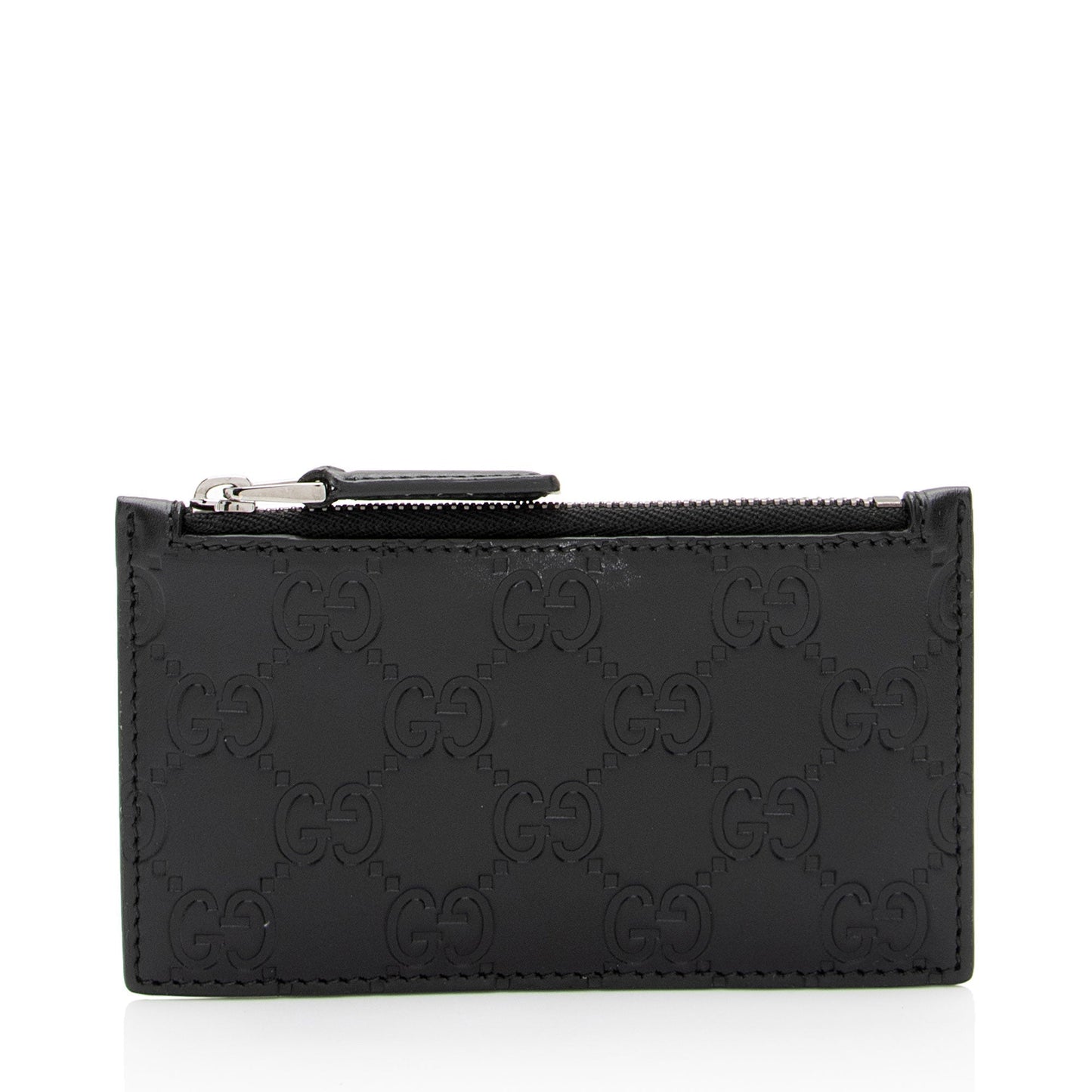 Gucci Guccissima Leather Card Holder (SHF-W7PcAP)