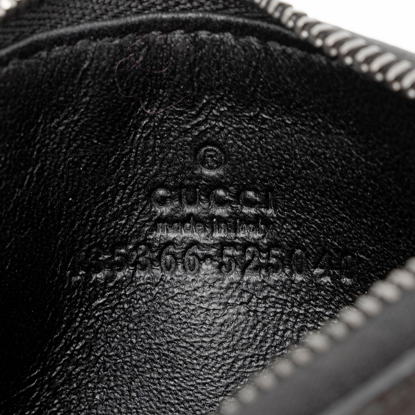 Gucci Guccissima Leather Card Holder (SHF-W7PcAP)