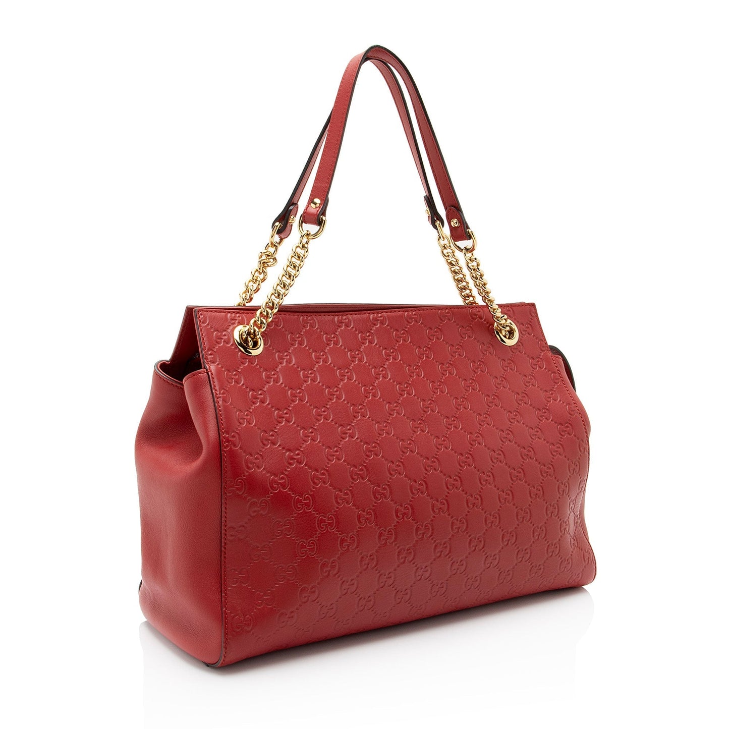 Gucci Chain Leather Shoulder Bag
