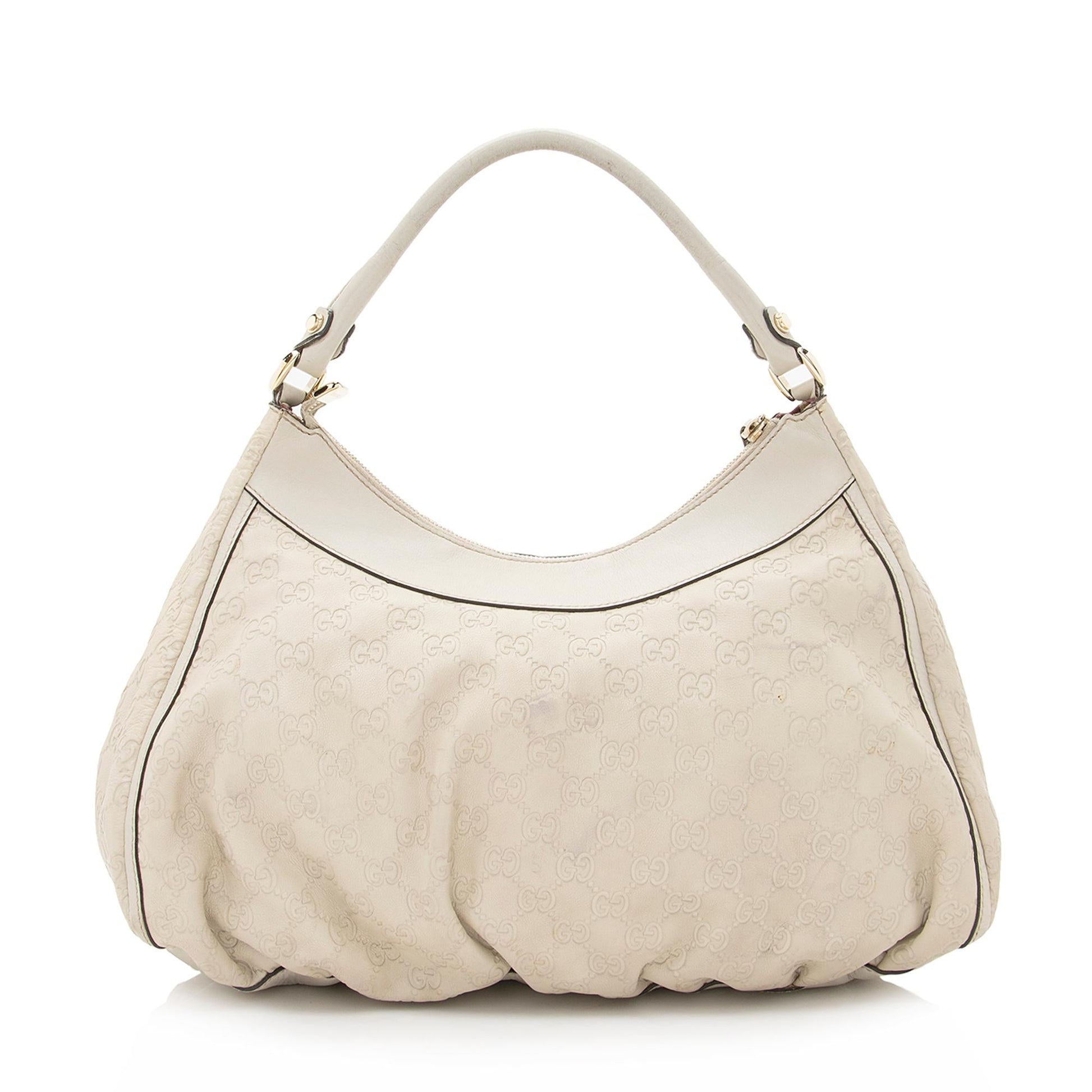 Gucci Guccissima Leather D Ring Medium Hobo (SHF-22364)
