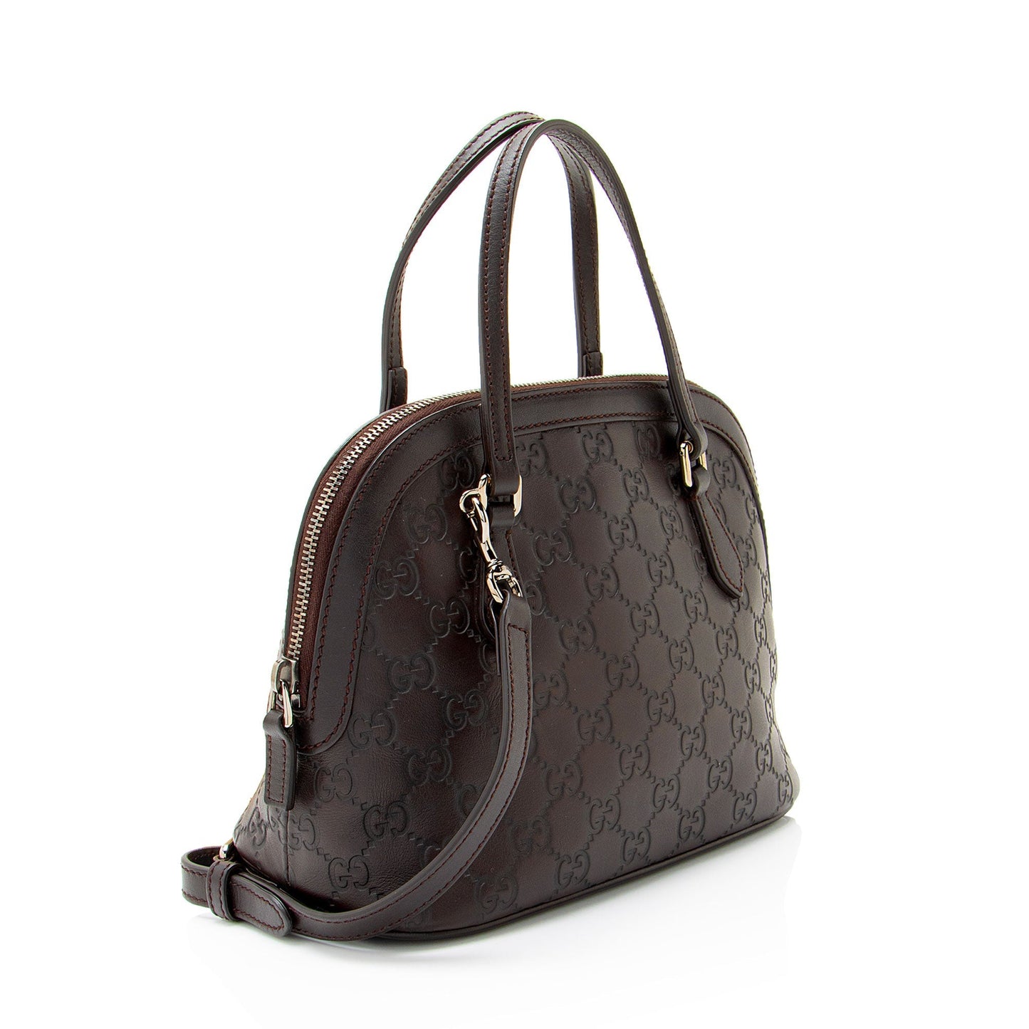 Gucci Guccissima Leather Dome Small Satchel