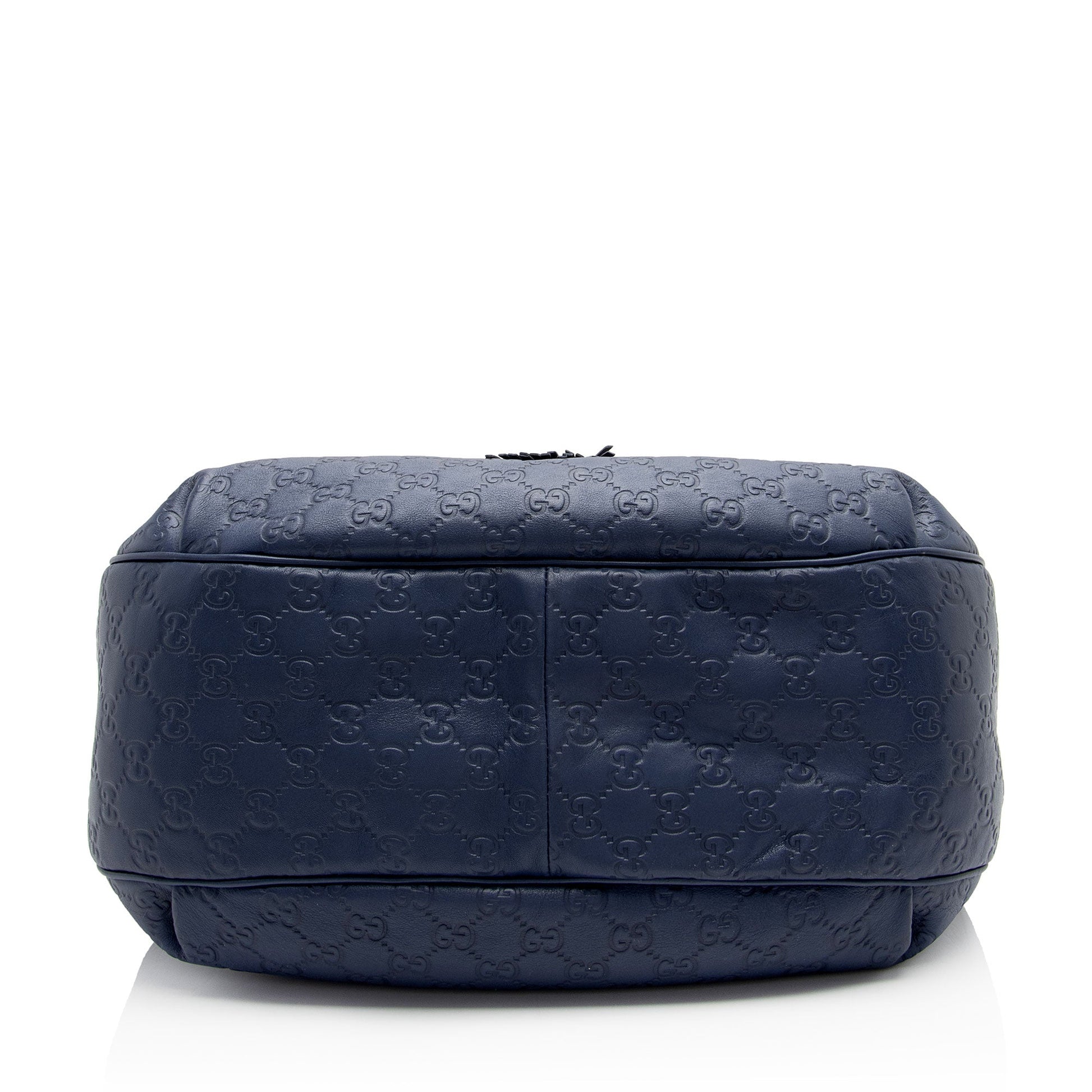 Gucci Leather Canvas Shoulder Bag