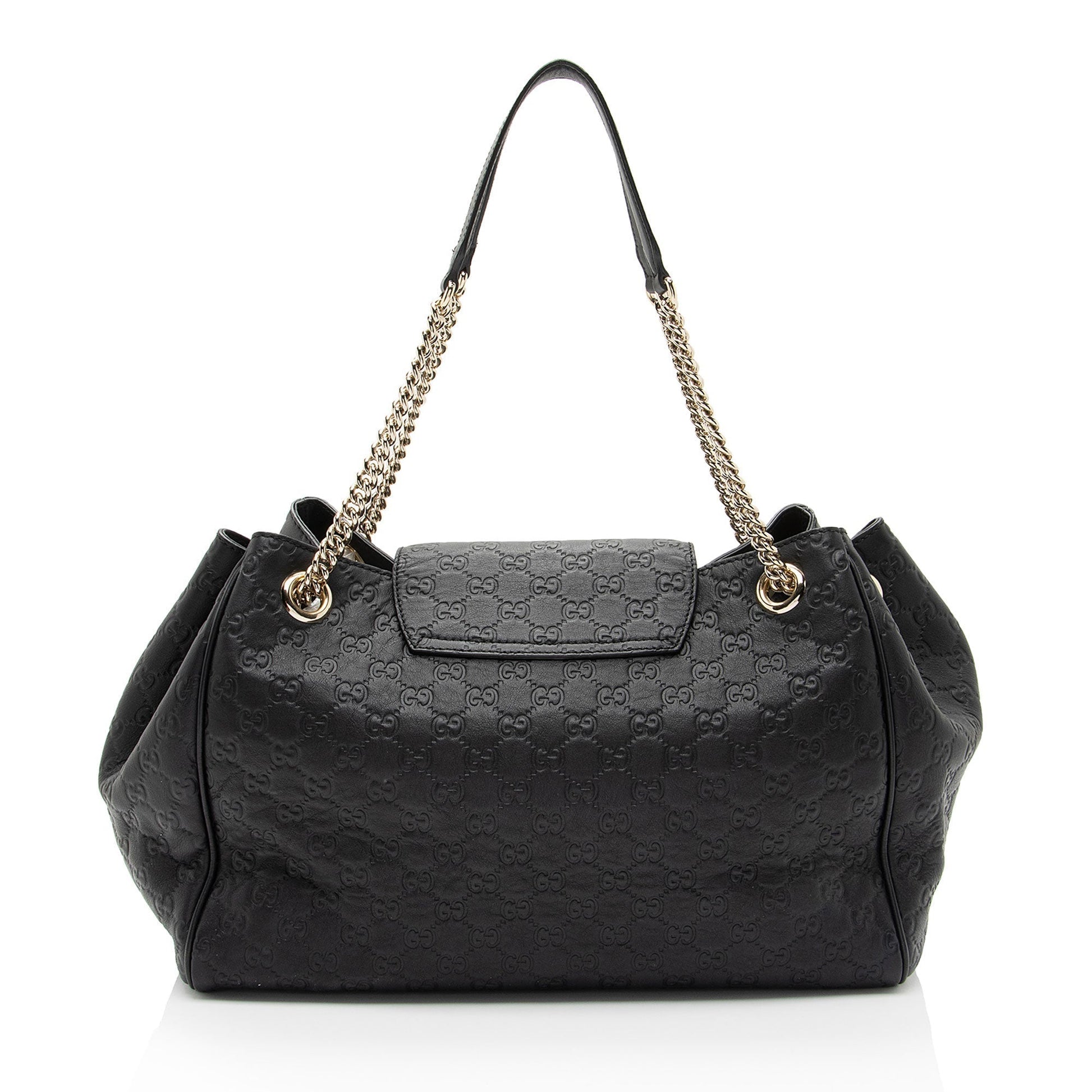 Gucci Leather Canvas Shoulder Bag