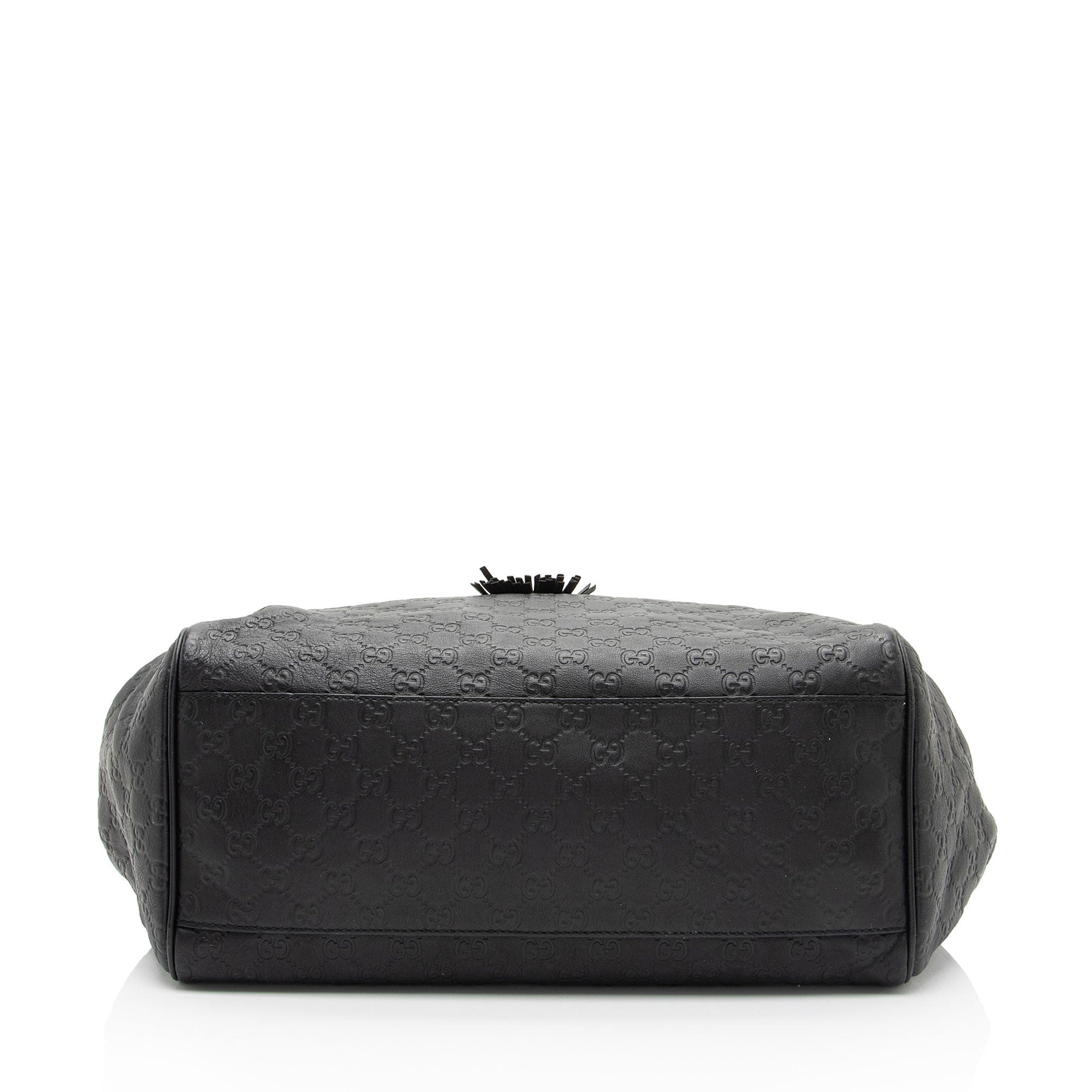 Gucci Leather Canvas Shoulder Bag