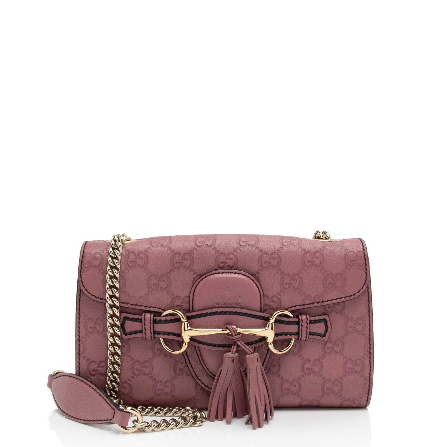 Gucci Leather Canvas Shoulder Bag