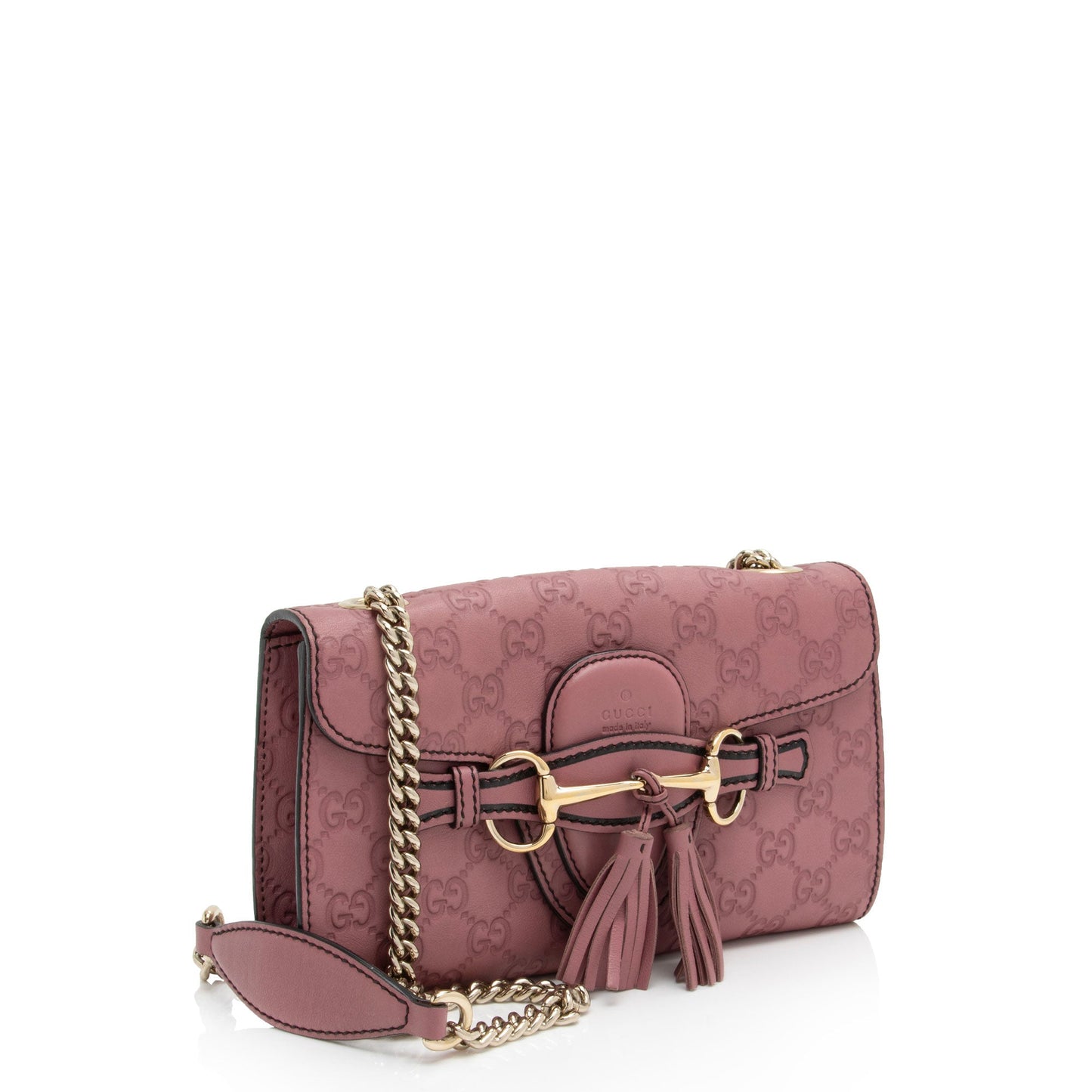 Gucci Leather Canvas Shoulder Bag