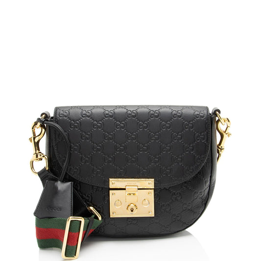 Gucci Nylon Saddle Leather Crossbody