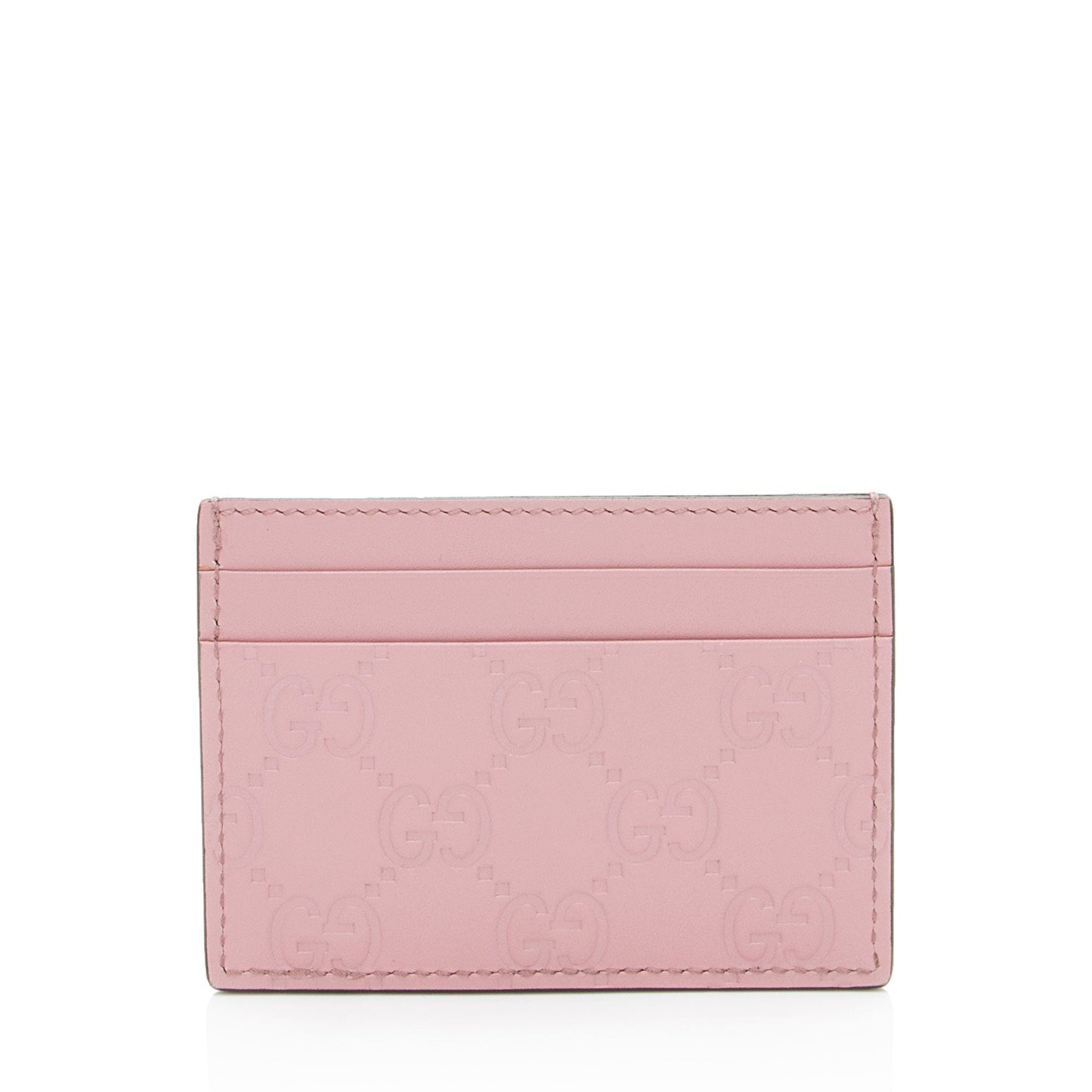 Gucci Guccissima Leather Signature Card Case