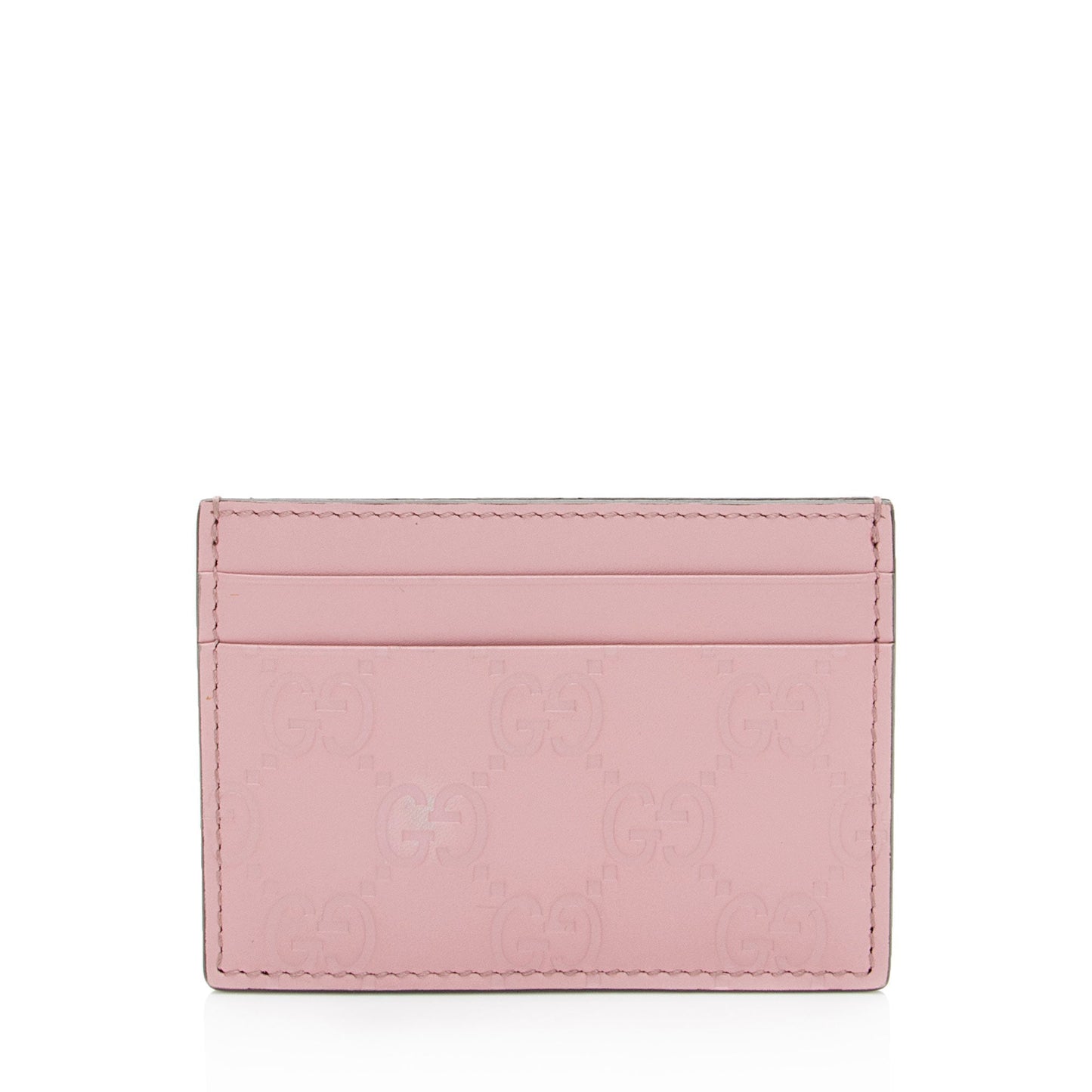 Gucci Guccissima Leather Signature Card Case