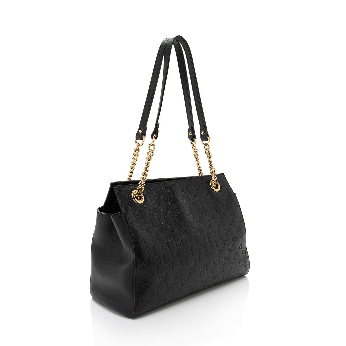Gucci Guccissima Leather Signature Large Tote