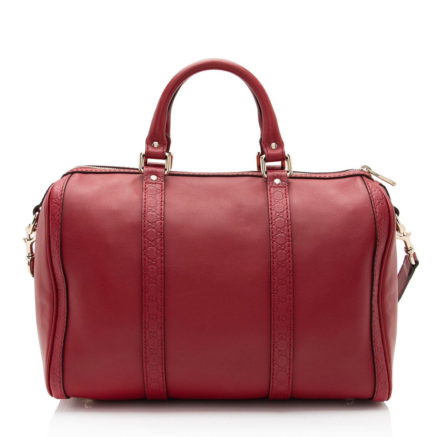 Gucci Leather Canvas Shoulder Bag