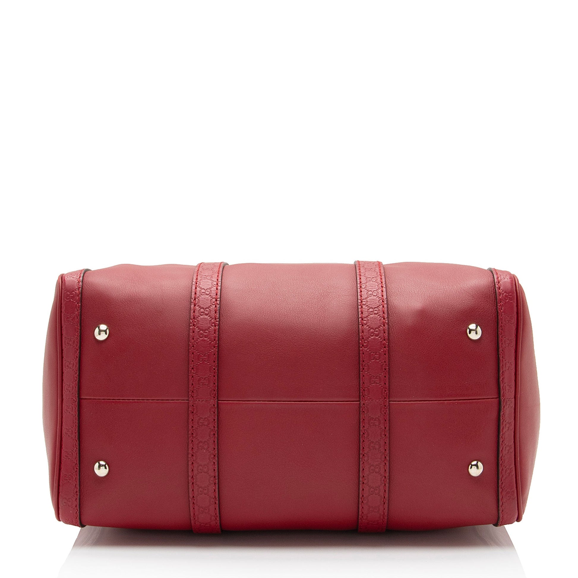 Gucci Leather Canvas Shoulder Bag