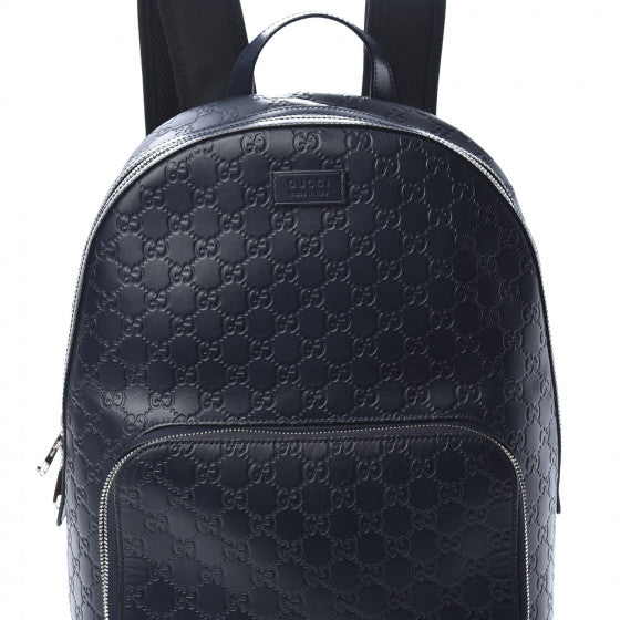 Gucci Nylon Caro Leather Top Handle Shoulder Bag