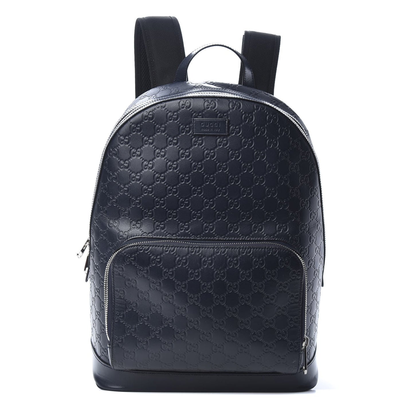 Gucci Nylon Caro Leather Top Handle Shoulder Bag