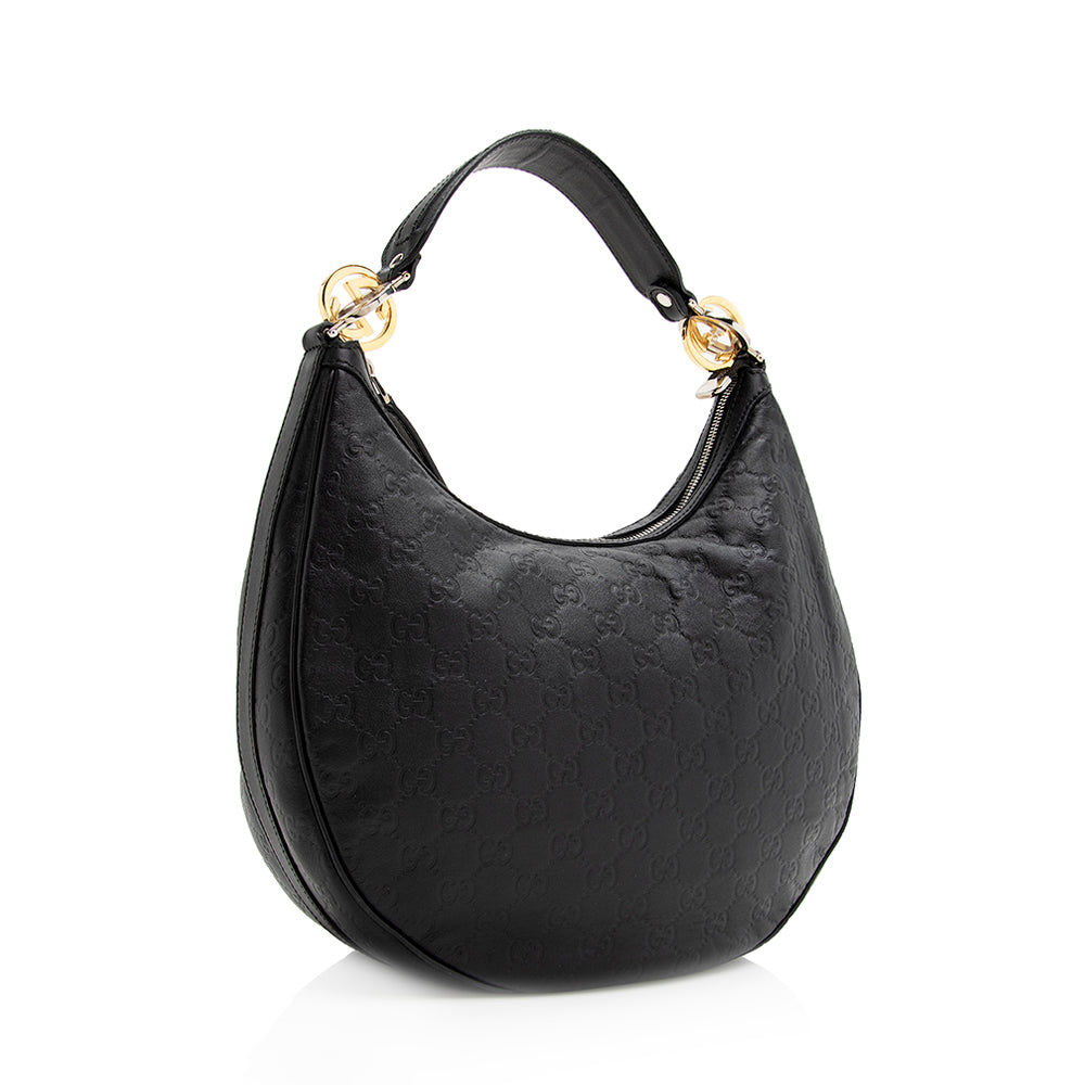 Gucci Guccissima Twins Medium Hobo (SHF-20269)