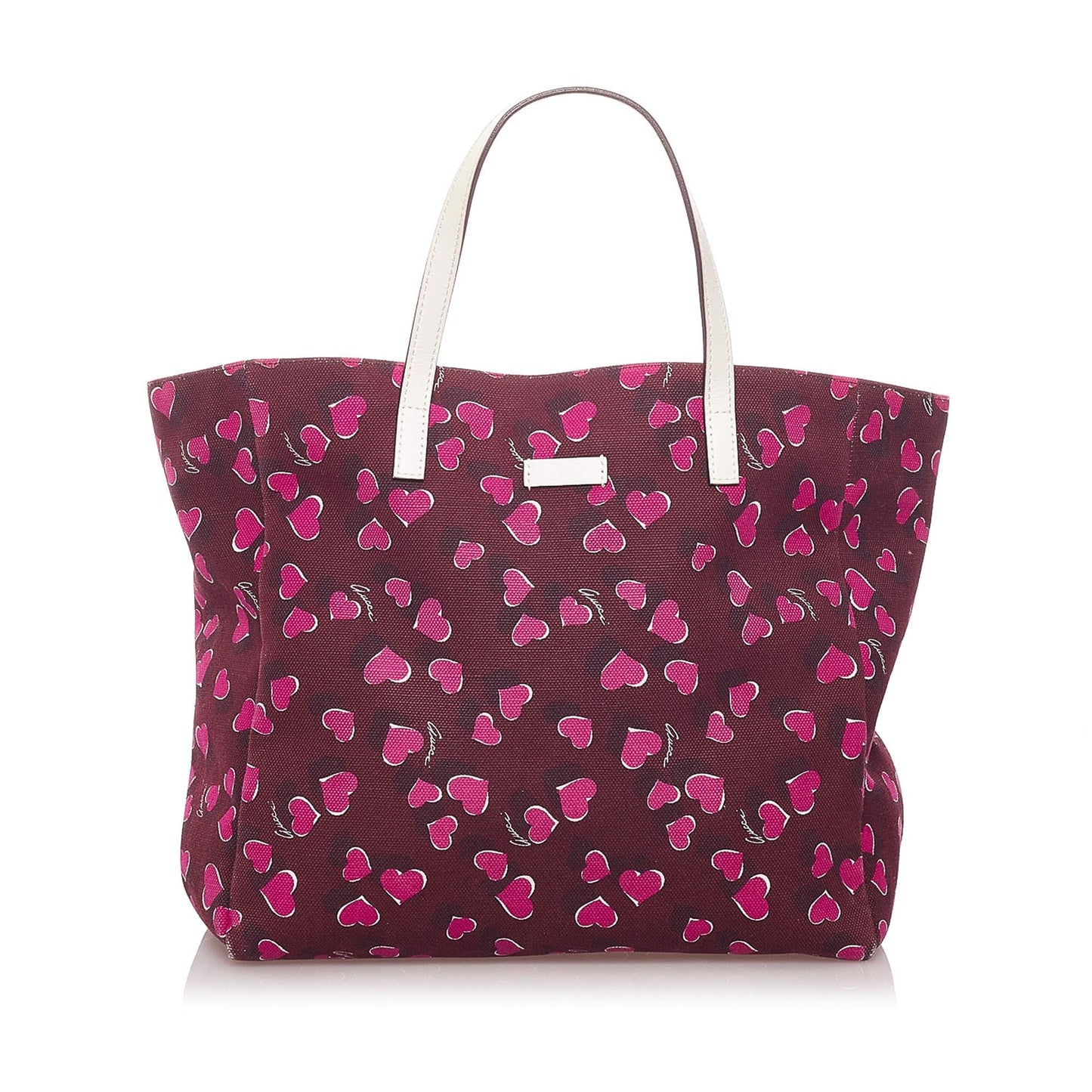 Gucci Heartbeat Canvas Tote Bag (SHG-29133)