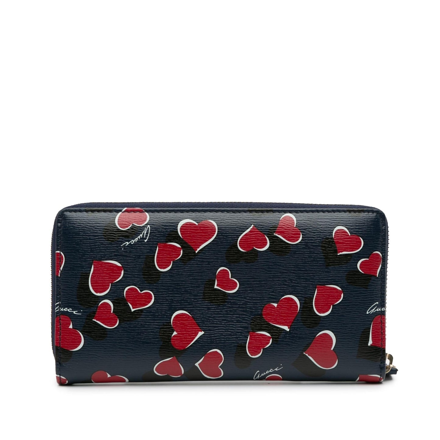 Gucci Heartbeat Leather Zip Around Long Wallet (SHG-zxOFLt)