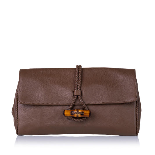 Gucci Hip Bamboo Clutch (SHG-35212)