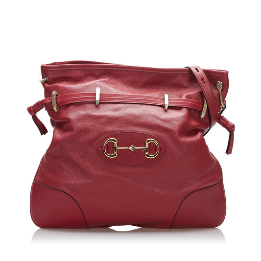 Gucci Horsebit 1955 Drawstring Crossbody Bag (SHG-Xwa7rJ)