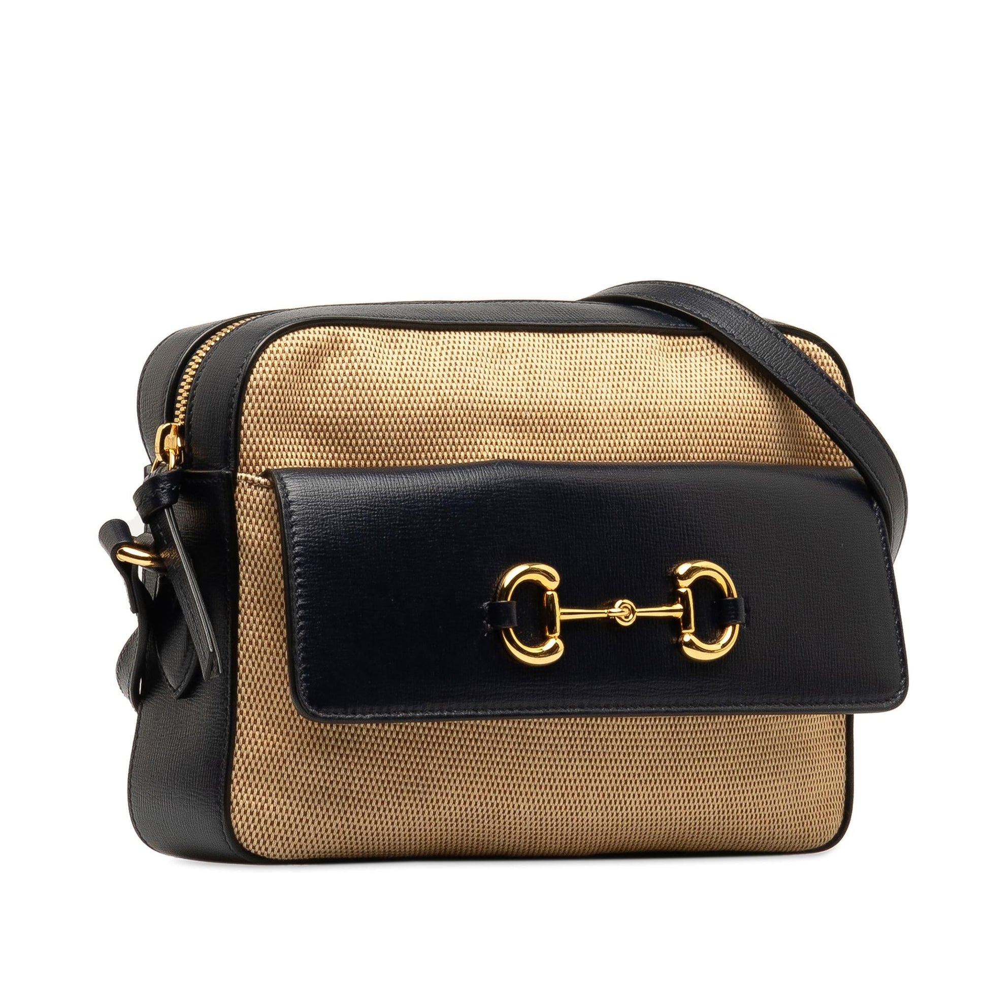 Gucci Horsebit 1955 Flap Pocket Camera Bag (SHG-giPDnL)