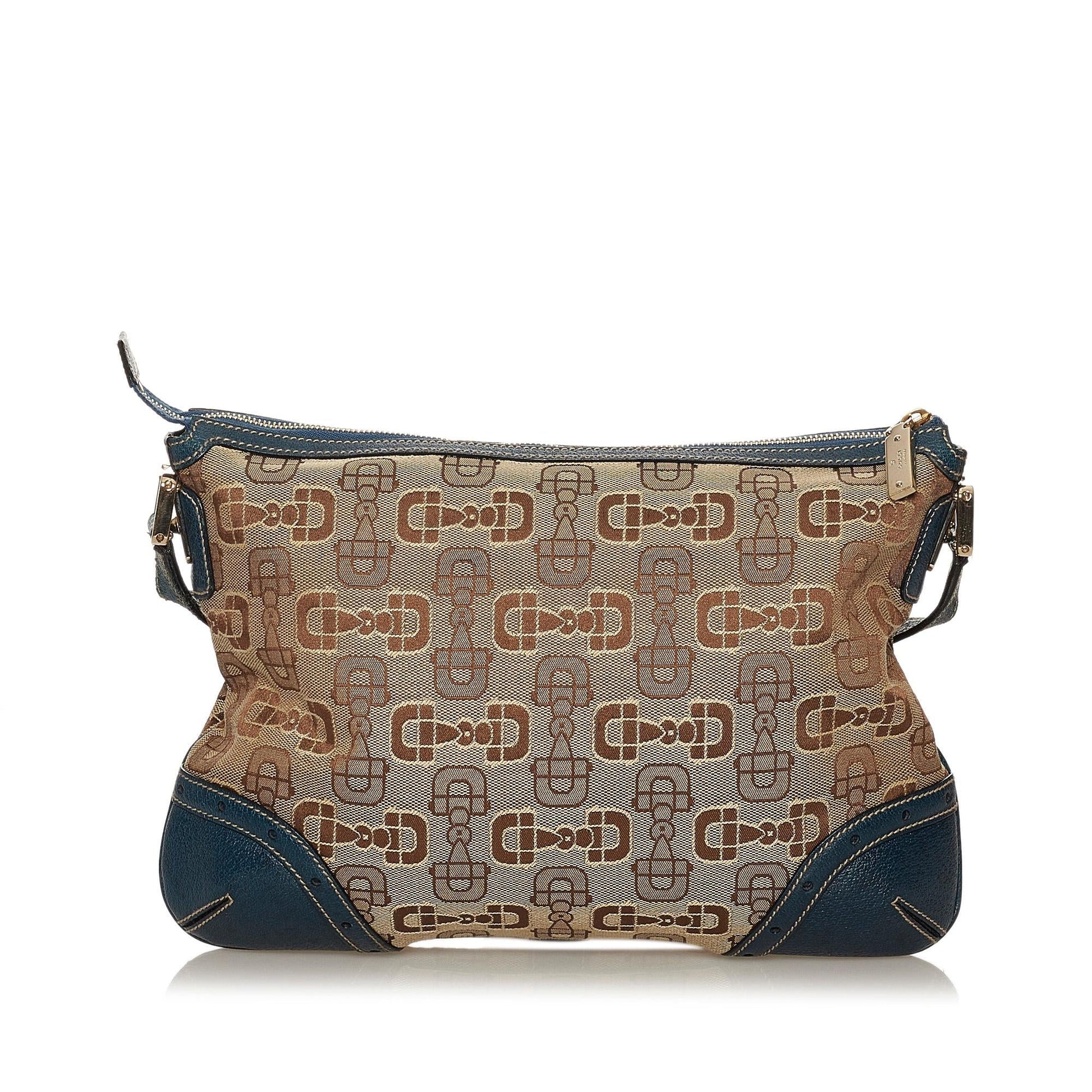 Gucci Horsebit Canvas Crossbody