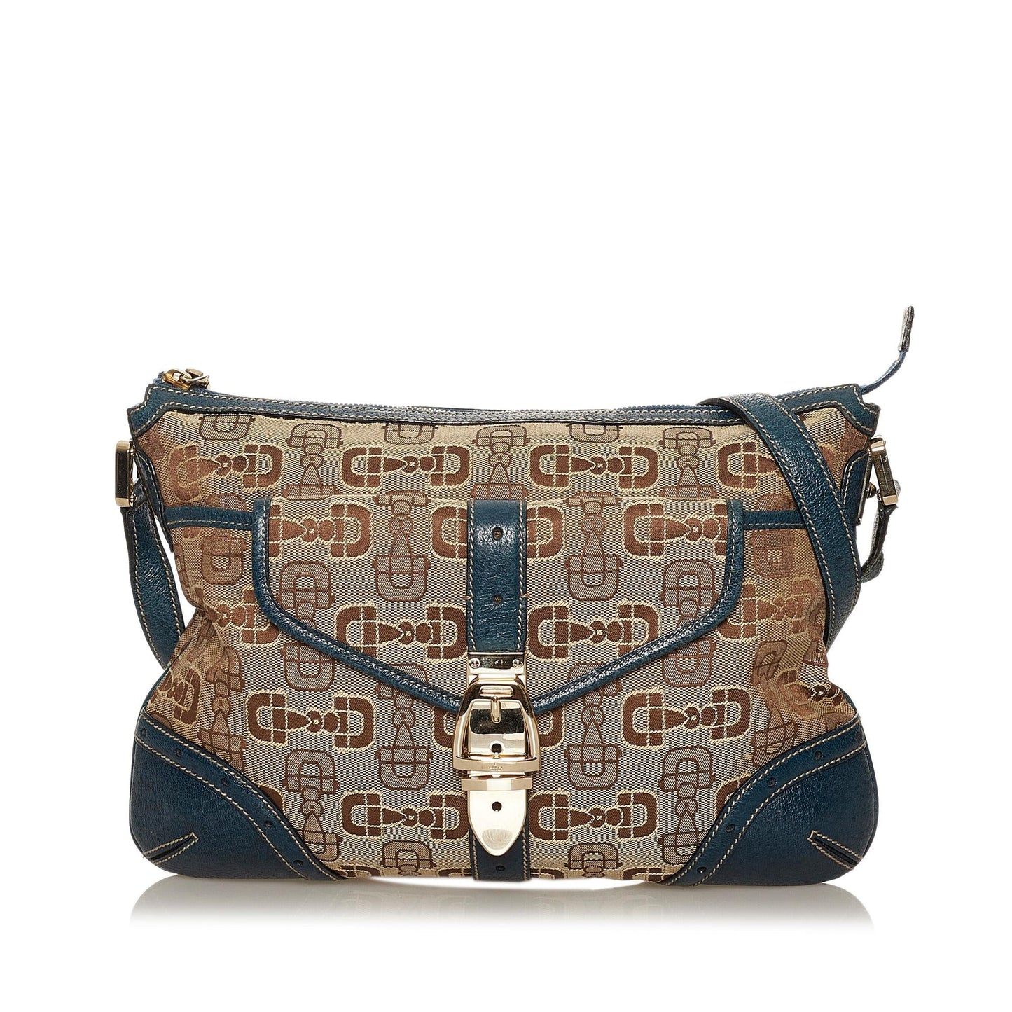 Gucci Horsebit Canvas Crossbody