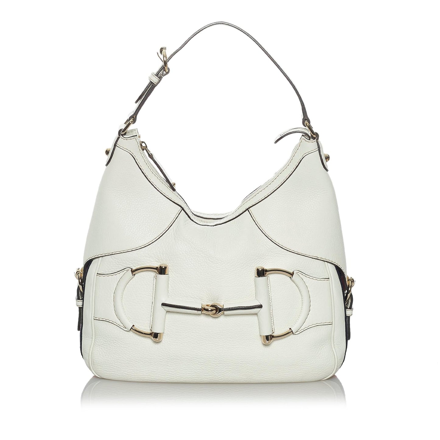Gucci Horsebit Heritage Leather Shoulder Bag (SHG-33899)