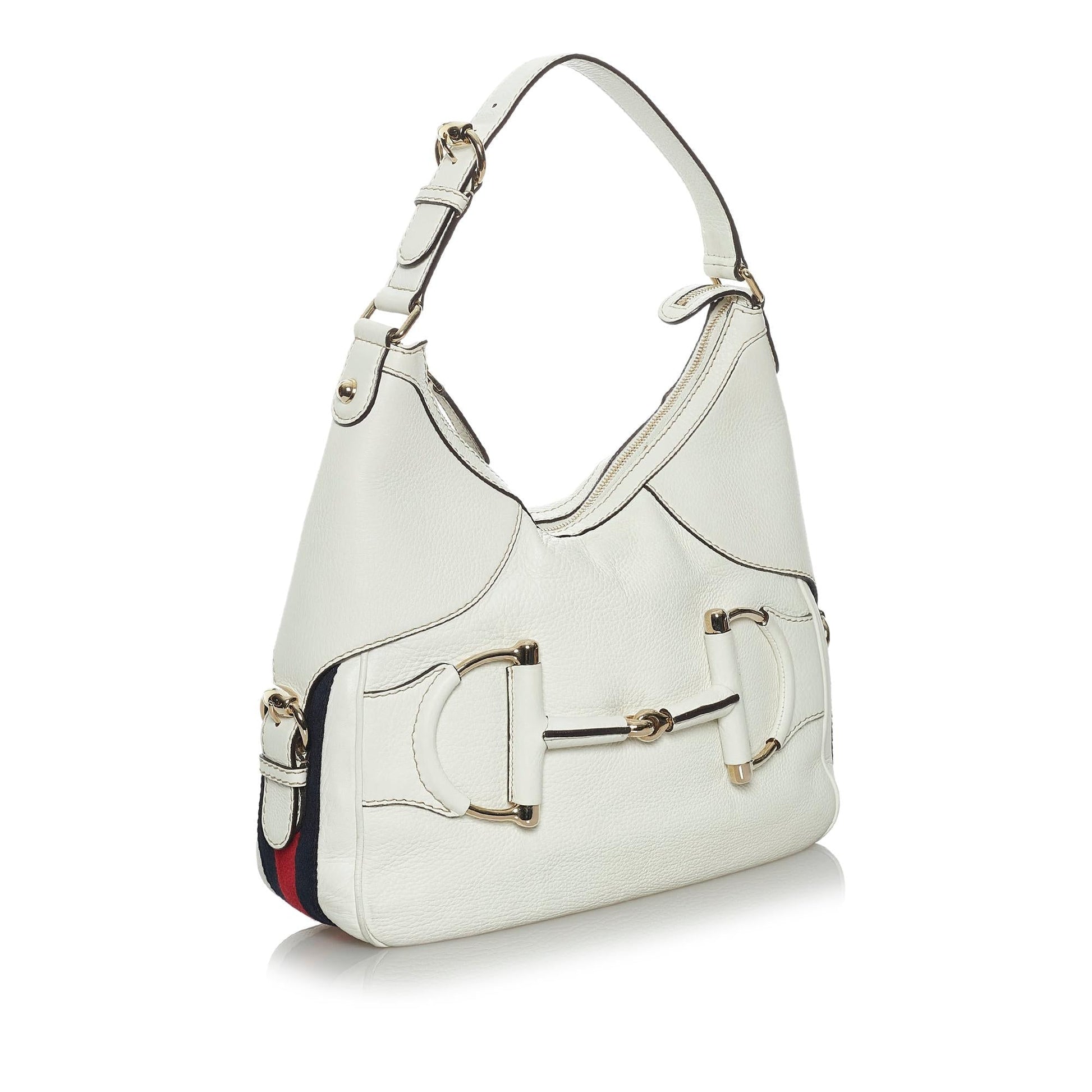 Gucci Horsebit Heritage Leather Shoulder Bag (SHG-33899)