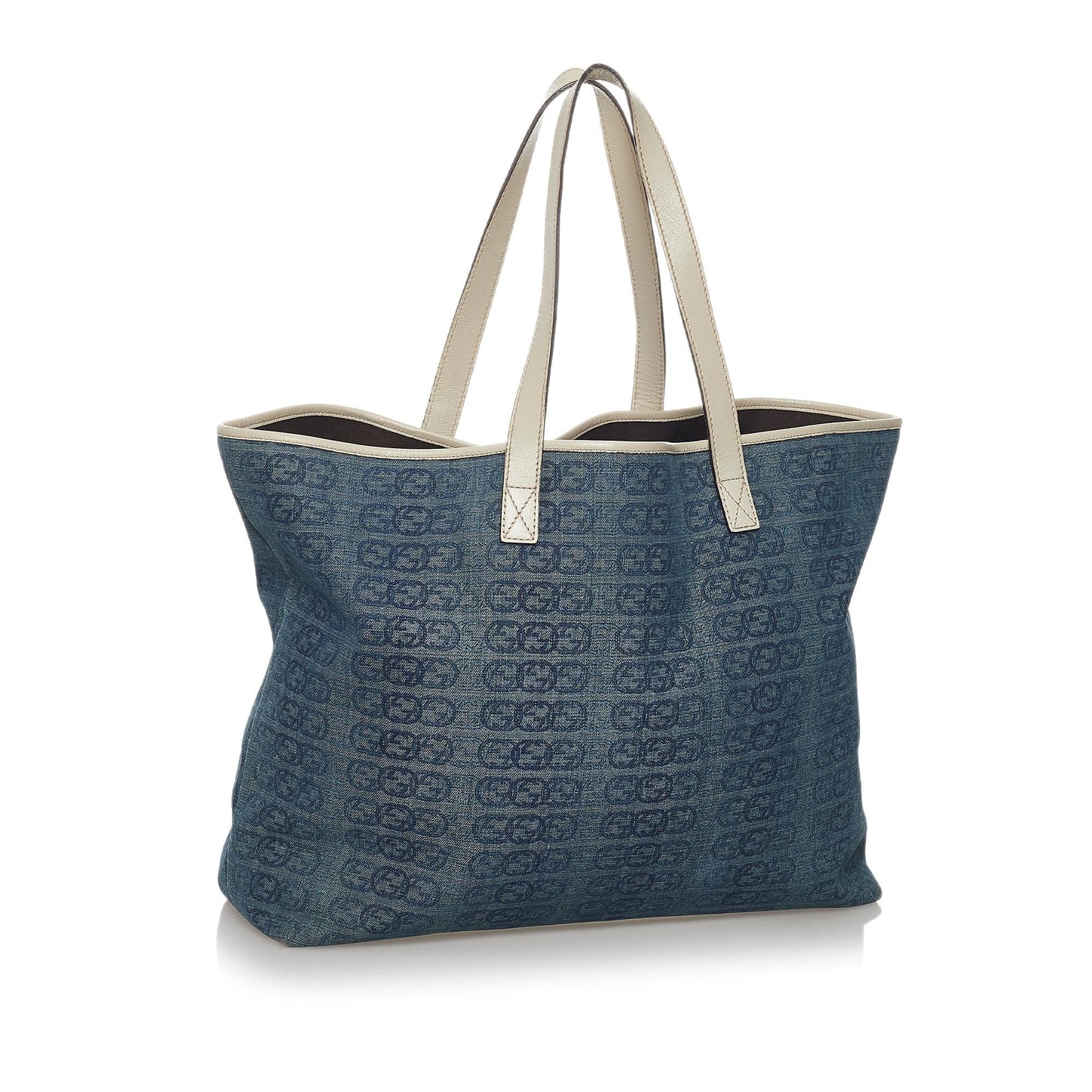 Gucci Interlocking G Canvas Tote Bag (SHG-31318)