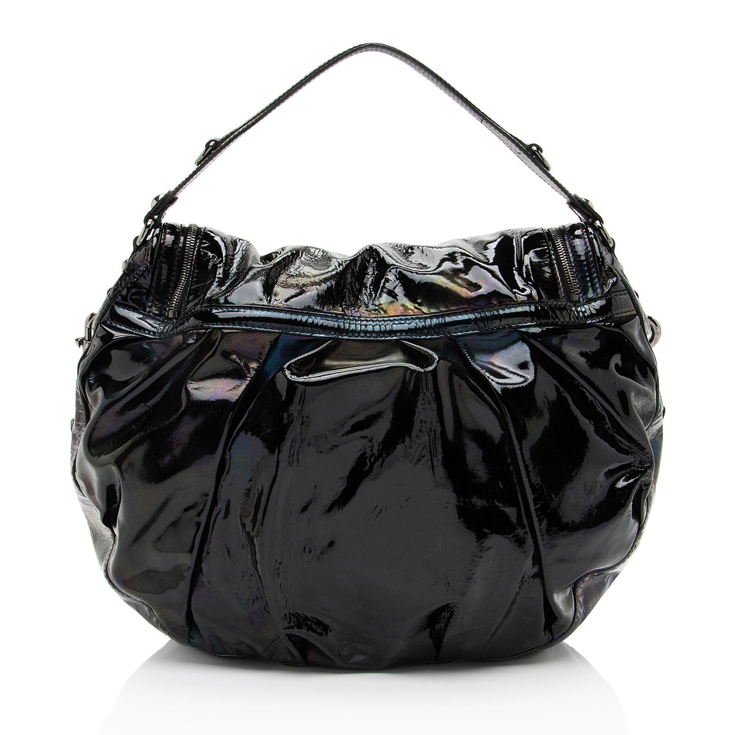 Gucci Iridescent Patent Leather Icon Bit Hobo