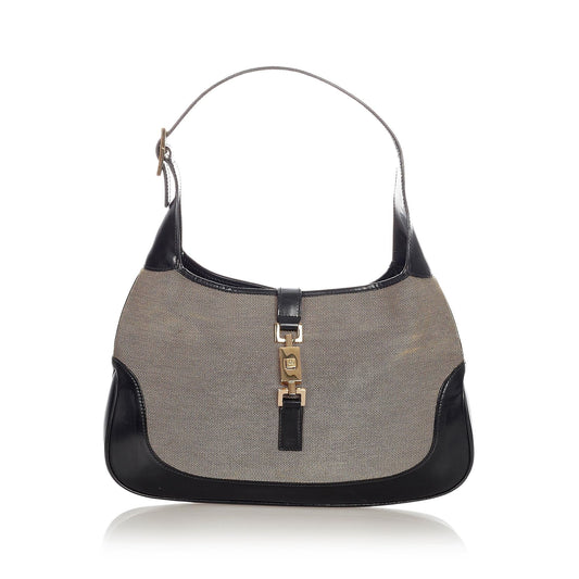 Gucci Jackie Canvas Shoulder Bag Style 4