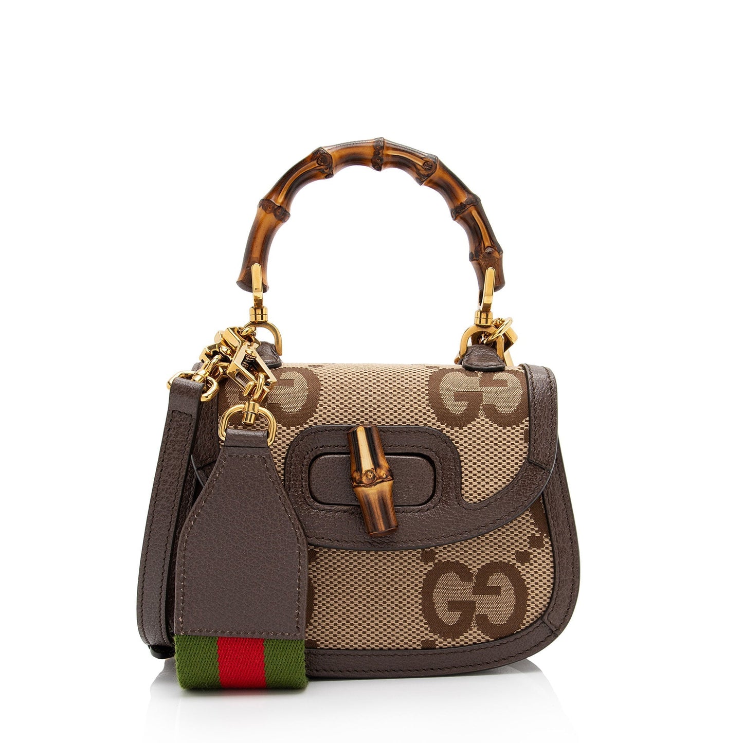 Gucci Nylon Leather Mini Shoulder Bag
