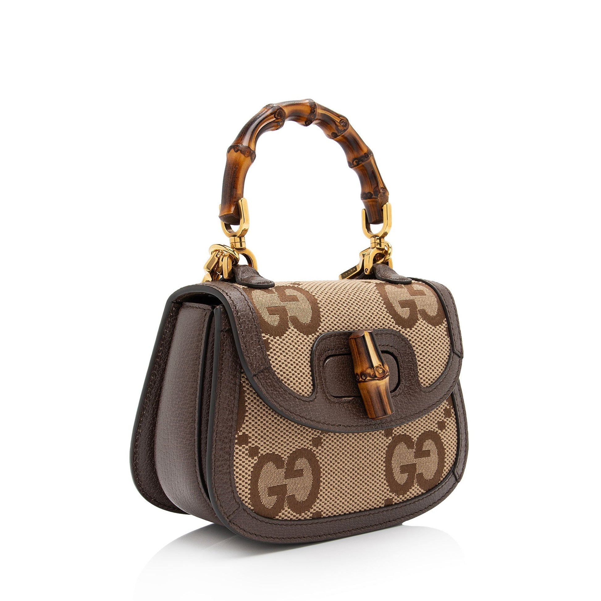 Gucci Nylon Leather Mini Shoulder Bag