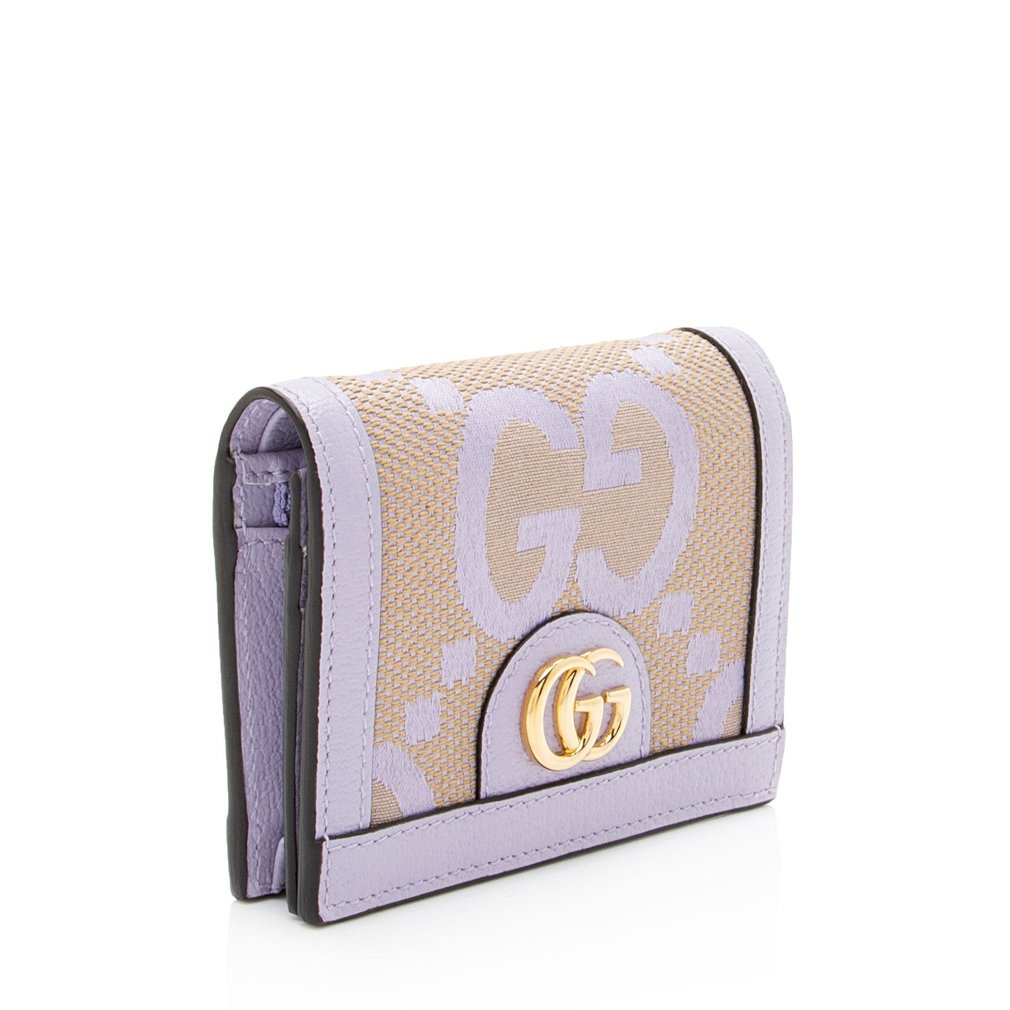 Gucci Jumbo GG Canvas Compact Wallet