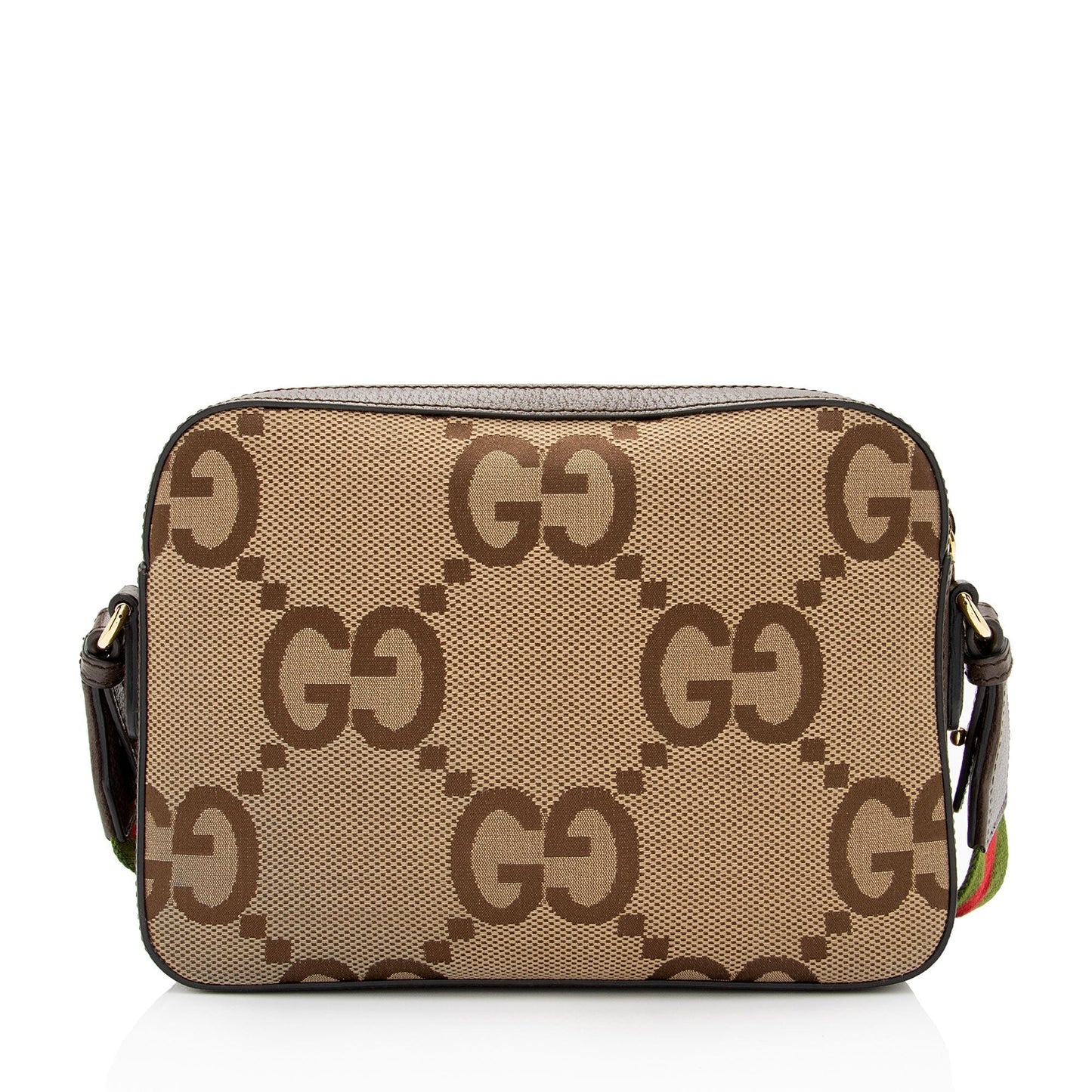Gucci Nylon Leather Canvas Shoulder Bag