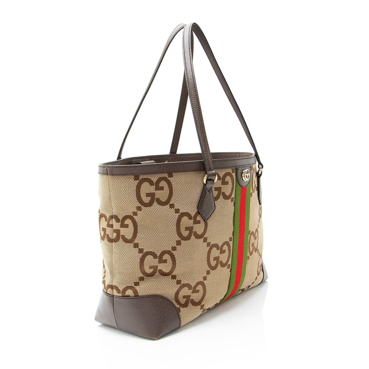 Gucci Jumbo GG Canvas Ophidia Large Shopping Tote