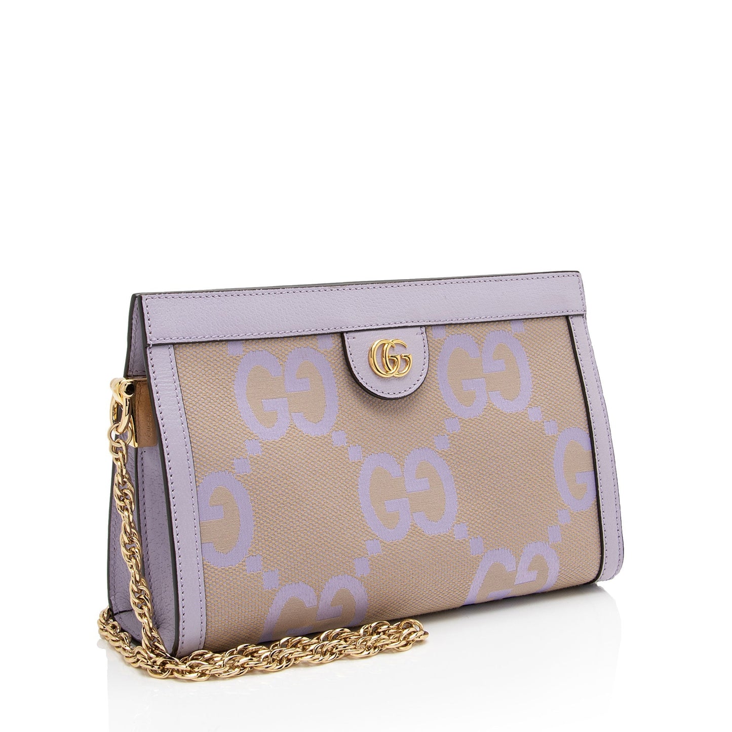 Gucci Leather Canvas Shoulder Bag